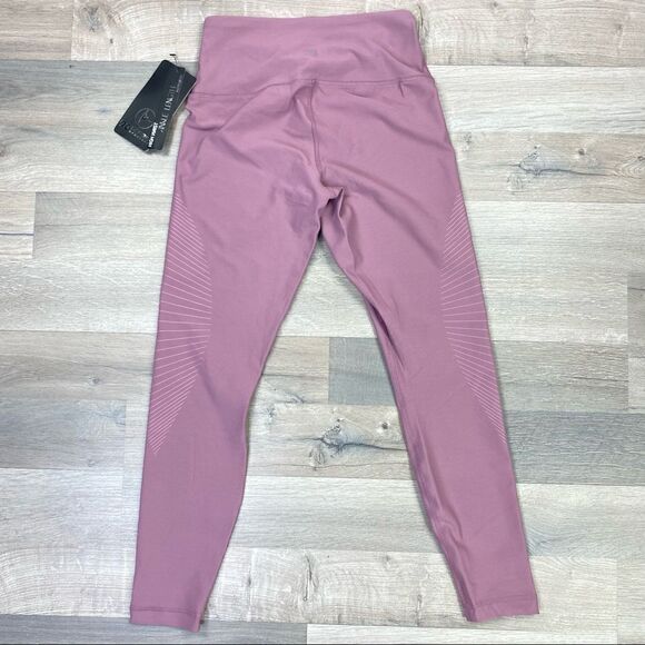 90 Degree by Reflex High Waisted Ankle Legging Mauve Pink  Small NWT - Picture 4 of 10